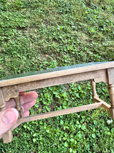 Carregar imagem no visualizador da galeria, Dollshouse Miniature refectory/kitchen table with 'steel' top