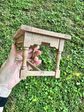 Carregar imagem no visualizador da galeria, Dollshouse Miniature refectory/kitchen table with 'steel' top