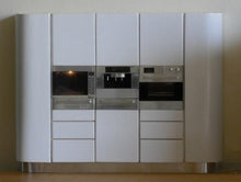 Charger l'image dans la galerie, Dollshouse Miniature Kitchen Column Unit with Built-in Espresso Maker