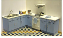 Load image into Gallery viewer, Dollshouse Miniature one twelfth scale 1950s/60s Kitchen Kit