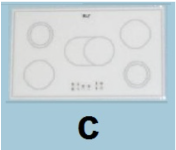 Lade das Bild in den Galerie-Viewer, ELF 3-Zoll-Sensor-Kochfeld