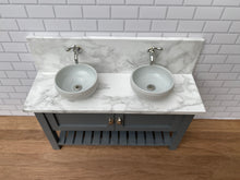 Carregar imagem no visualizador da galeria, Grey/ Blue Shaker Vanity
