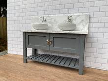 Carregar imagem no visualizador da galeria, Grey/ Blue Shaker Vanity