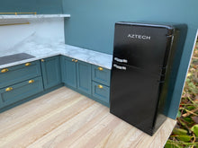 Load image into Gallery viewer, Retro Fridge-Freezer Black