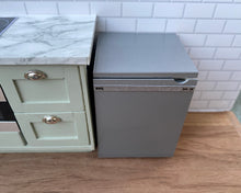 Load image into Gallery viewer, Dollshouse Miniature Under Counter Fridge Opening - Silver one Twelfth scale

