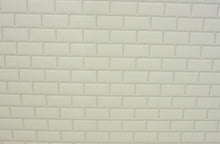 Lade das Bild in den Galerie-Viewer, Geprägte weiße Metro-Fliesen