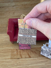 Cargar imagen en el visor de la galería, Dollshouse Miniature Dior book bag 1:12th scale
