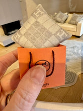 Load image into Gallery viewer, Dollshouse miniature Hermès cushion
