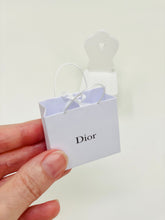 Cargar imagen en el visor de la galería, Dollshouse Miniature Dior book bag 1:12th scale
