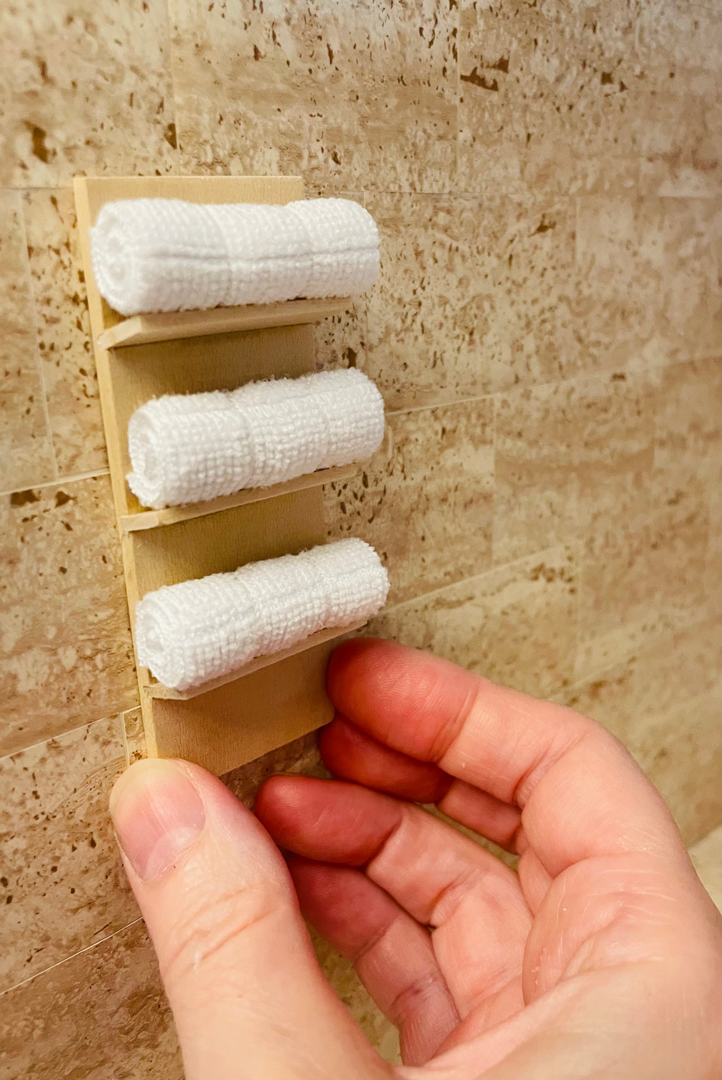WallMounted Towel Rack Kit ELF Miniatures