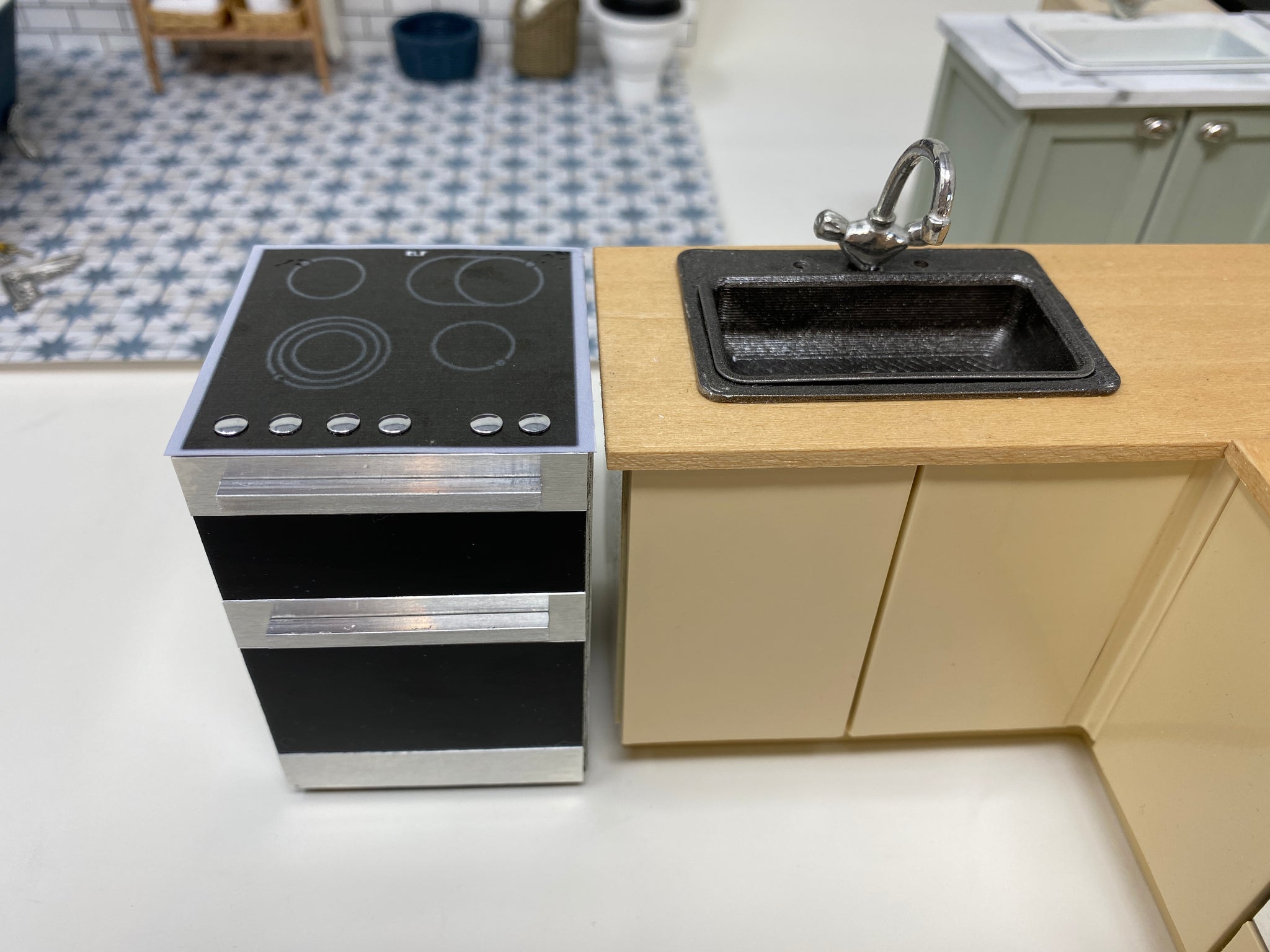 ELF Free Standing Oven Fixed Door Kit ELF Miniatures Elf free standing oven fixed door kit elf miniatures