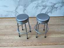 Load image into Gallery viewer, Silver Bar Stool

