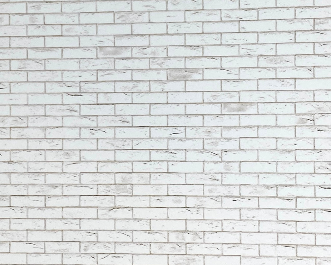 Embossed White Brick
