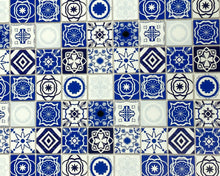 Charger l&#39;image dans la galerie, Embossed Blue Mediterranean Tiles
