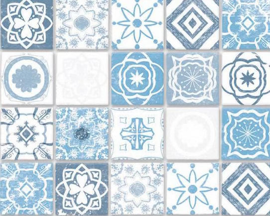 Antique Azure Tiles