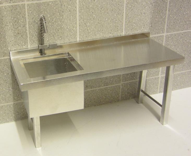 ELF Commercial Prep Bench with Sink